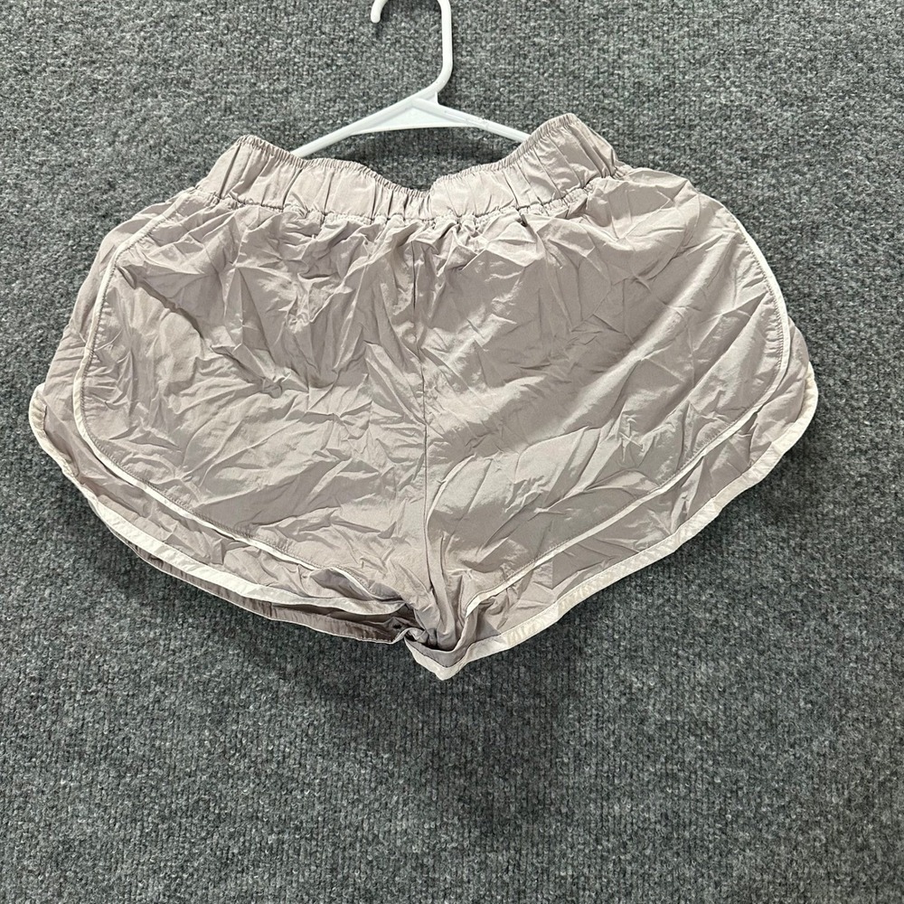 Unbranded Athletic Shorts Womens Size S Gray Dolphin Running Elastic Waist Trim